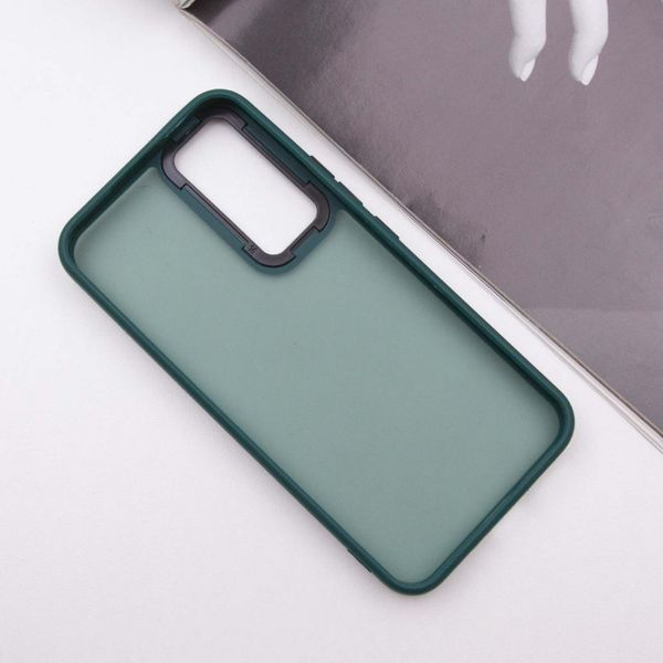 Чохол TPU+PC Lyon Frosted для Samsung Galaxy S25 / S24 Green 346550 фото