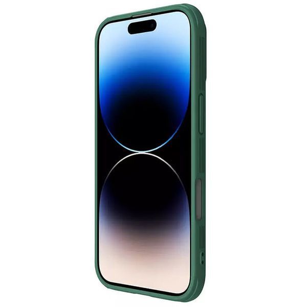 Карбонова накладка Nillkin CamShield Pro для Apple iPhone 16 (6.1") Deep Green 361220 фото
