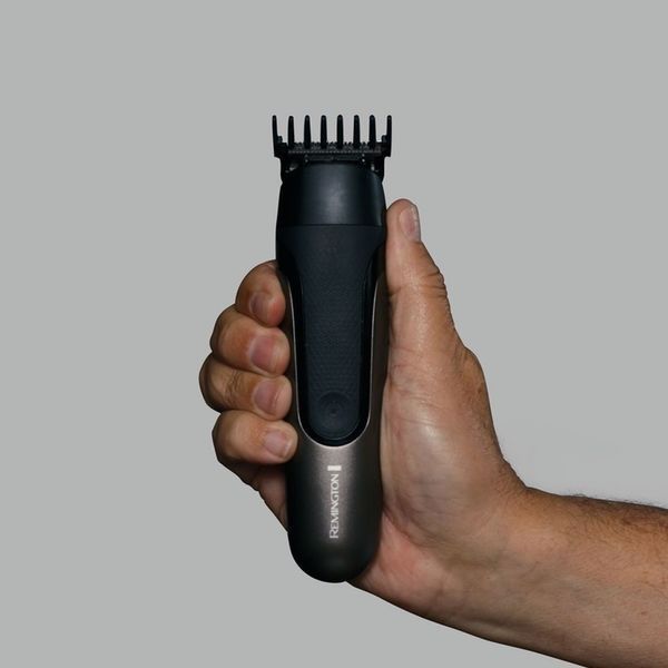 Тример Remington One, для бороди, вусів, голови, носа та тіла, акум., насадок-9, 60 хвил роботи, сталь, чорний (PG760) 370027 фото