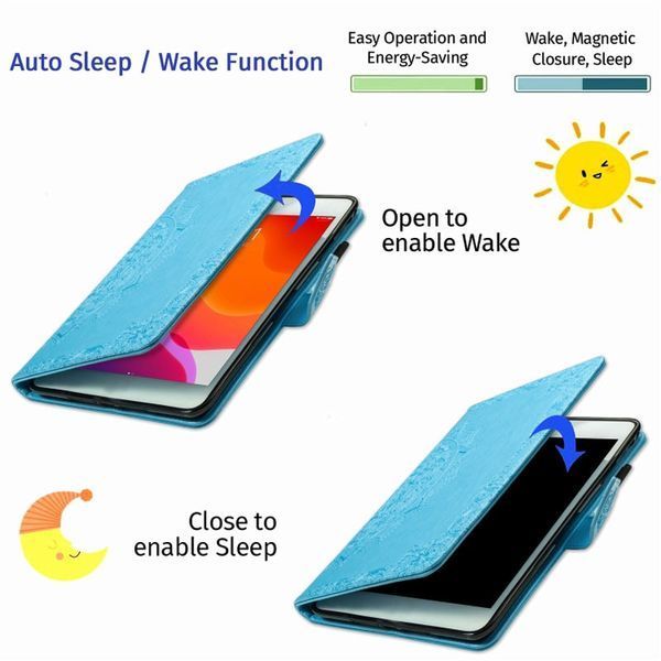 Шкіряний чохол Art Case з візитницею для Samsung Galaxy Tab S7+ Блакитний 201712 фото