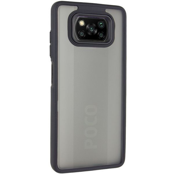 Чохол TPU+PC Lyon Frosted для Xiaomi Poco X3 NFC / Poco X3 Pro Black 326167 фото