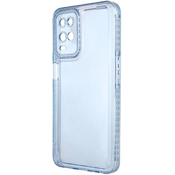 Чохол TPU Starfall Clear для Oppo A17 Блакитний 270432 фото