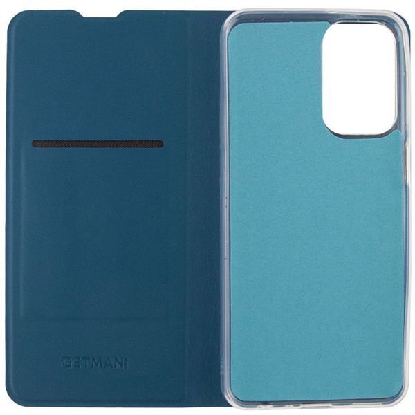 Шкіряний чохол книжка GETMAN Elegant (PU) для TECNO Camon 19 Синій 269625 фото