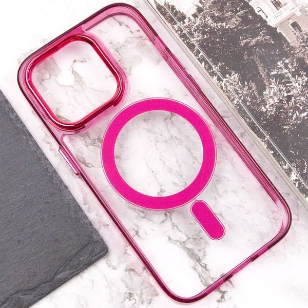 Чохол TPU Iris with MagSafe для Apple iPhone 13 Pro Max (6.7") Бордовий 272134 фото