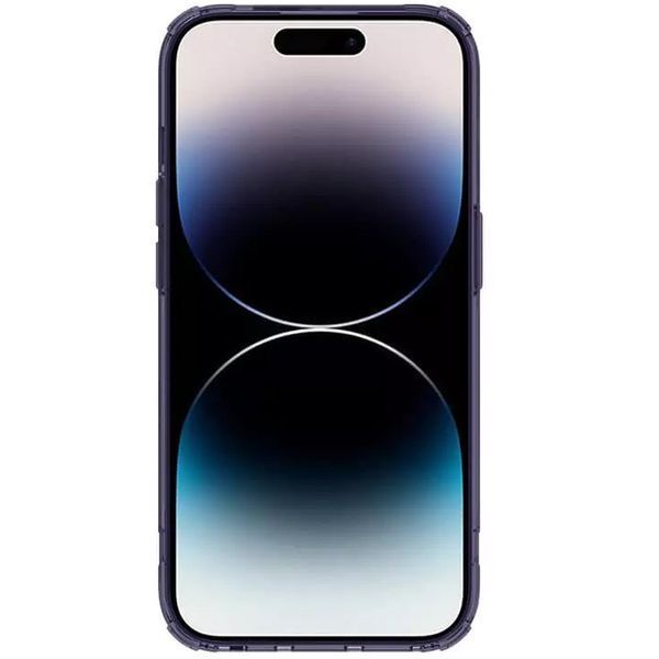 TPU чохол Nillkin Nature Pro Magnetic для Apple iPhone 14 Pro (6.1") Темно-фіолетовий (прозорий) 271715 фото