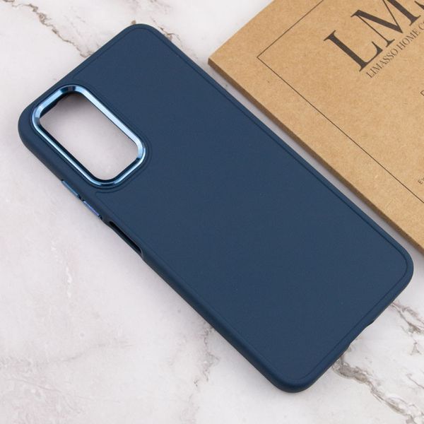 TPU чохол Bonbon Metal Style для Samsung Galaxy A14 4G/5G Синій / Cosmos blue 270320 фото