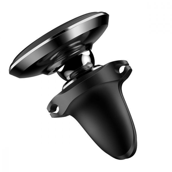 Автомобільний тримач Baseus Magnetic Car Mount with Cable Clip Air Vent Version (C40141201113-00) black 396934 фото