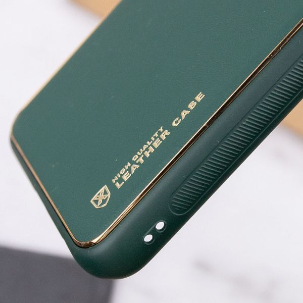 Шкіряний чохол Xshield для Samsung Galaxy A04s Зелений / Army green 265077 фото