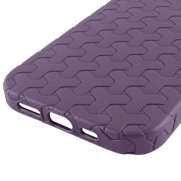 Чохол TPU Weaving для Apple iPhone 15 (6.1") Purple 328212 фото