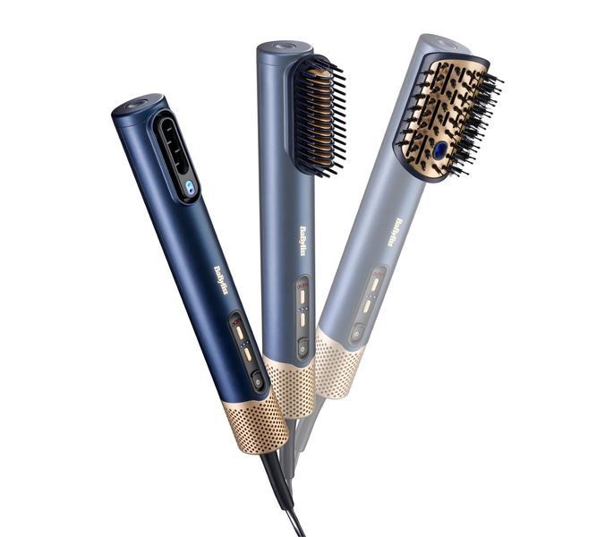Стайлер Babyliss Air Wand, 1600Вт, темп.режимов-3, подвійна іонізація, 2 насадки, синій (AS6550E) 373004 фото