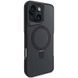TPU+PC чохол Metal Buttons with MagSafe Carbon Ring для Apple iPhone 16 Pro (6.3") Чорний 321373 фото 1