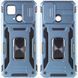 Ударостійкий чохол Camshield Army Ring для Xiaomi Redmi 10C Блакитний / Light Blue 257695 фото 1
