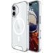 Чохол TPU Space Case with MagSafe для Apple iPhone 17 (6.3") Прозорий 398889 фото 2