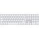 Apple Magic Keyboard with Touch ID and Numeric Keypad for Mac with Apple silicon USB-C White Keys (MXK73) 343875 фото 1