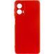 Чохол Silicone Cover Lakshmi Full Camera (AA) для Motorola Moto G24 Червоний / Red 315845 фото 1