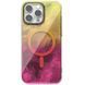 Чохол TPU Shiny Mountain (MagFit) для Apple iPhone 13 Pro (6.1") Yellow / Pink 354407 фото 1