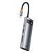 HUB Baseus Metal Gleam Multifunctional 7-in-1 (2xUSB3.0 + 4HKHD + 2xType-C + PD + TF + SD) (Grey) (WKWG020113) 268773 фото 8