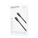 Кабель Proove Striped Silicone Type-C to Type-C 60W (1M) (CCSS60002201) Black 313563 фото 2