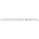 Apple Magic Keyboard with Touch ID and Numeric Keypad for Mac with Apple silicon USB-C White Keys (MXK73) 343875 фото 2