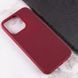 Силіконовий чохол Candy для Apple iPhone 13 Pro Max (6.7") Бордовий 236079 фото 3