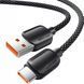 Кабель ESSAGER Breeze USB Cable USB-A to Type C 1M 100W (EXC7A-WL01-P) Black 314501 фото 3