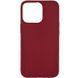 Силіконовий чохол Candy для Apple iPhone 13 Pro Max (6.7") Бордовий 236079 фото 1