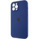 Чохол Silicone Case Full Camera Protective (AA) для Apple iPhone 12 Pro (6.1") Синій / Deep navy 204823 фото 3