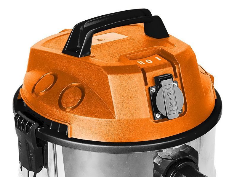 Пилосос професійний Neo Tools, 1400Вт, 18 кПа, контейнер 30л, HEPA, колеса, 5.92кг (04-738) 373324 фото