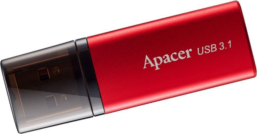 Флеш-пам'ять USB Apacer AH25B 128GB USB3.1 Red (AP128GAH25BR-1) 318486 фото