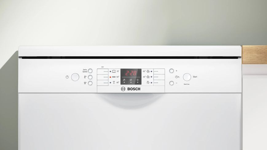 Посудомийна машина Bosch, 13компл., 60см, дисплей, білий (SMS26DW00T) 379983 фото