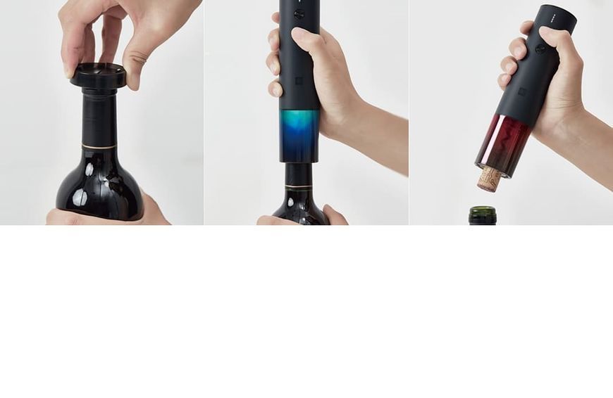 Електроштопор Xiaomi Electric Wine Opener (HU0120) Black 280011 фото