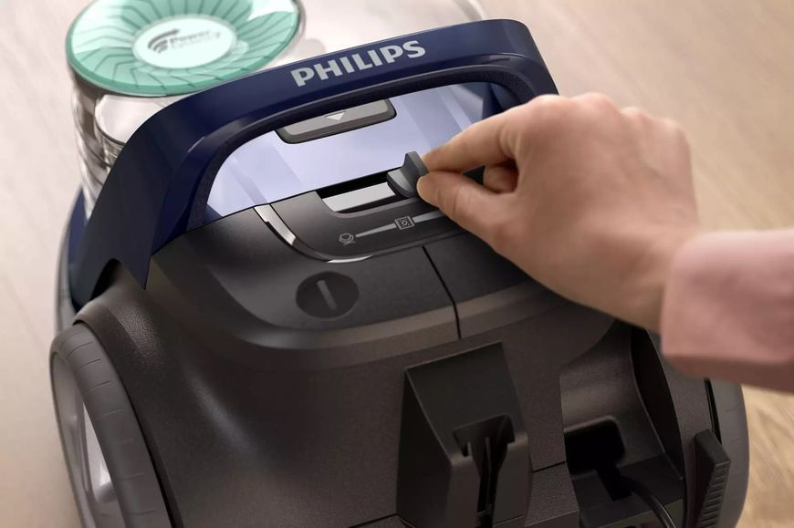 Пилосос Philips контейнерний 5000 series, 900Вт, конт пил -1,5л, НЕРА, турбощітка, синій (FC9556/09) 374084 фото