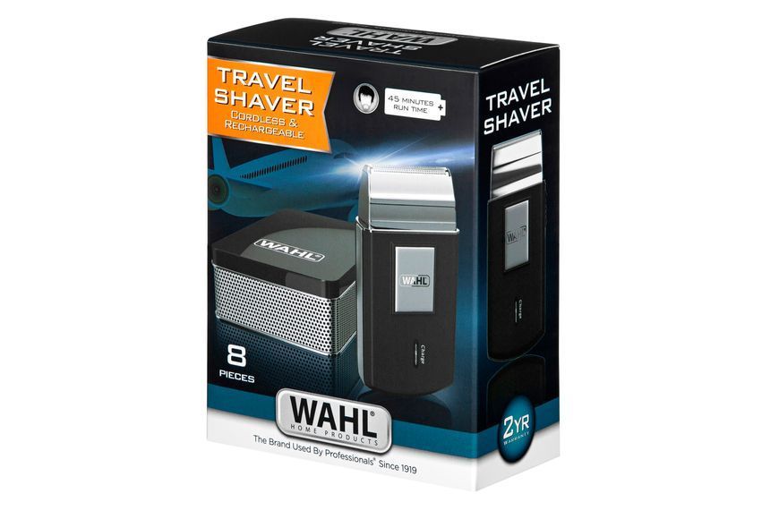 Бритва електр. WAHL сіткова Travel Shaver, бритв.головок-1, сух., тример, чорний (03615-1016) 362577 фото