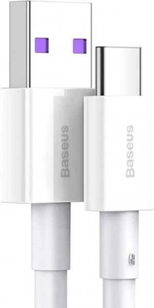 Кабель Baseus Superior Series Type-C 66W (CATYS-A02) White 2m 244313 фото