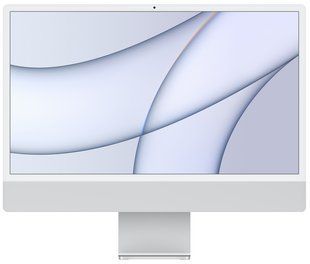 Моноблок Apple iMac 24 256GB/8GPU/16GB Silver Z12Q000NR (M1) 265152 фото