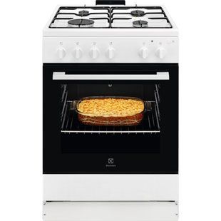 Плита Electrolux газова, 59л, 60x60см, білий (LKG604012W) 375404 фото
