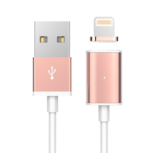 Кабель TOTU design Magnetic 1m 2.4A Rose Gold 65413 фото