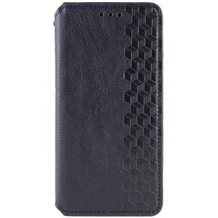 Шкіряний чохол книжка GETMAN Cubic (PU) для Xiaomi Redmi 12 Чорний 272492 фото