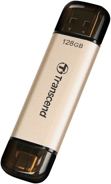 Накопичувач Transcend 128GB USB 3.2 Type-A + Type-C JetFlash 930 R420/W400MB/s Чорний (TS128GJF930C) 375055 фото