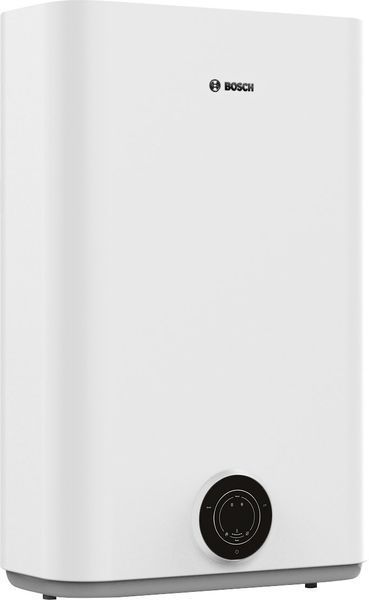 Водонагрівач електр. BOSCH плаский слім Tronic 3500, 100л, 1.5кВт, ун. монтаж, електр. кер-ння, B, білий (7736507294) 362932 фото