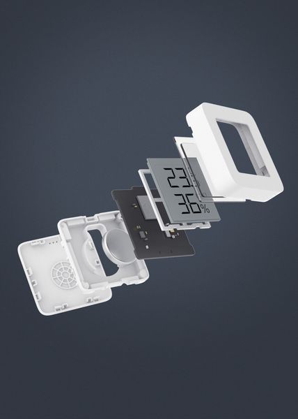 Монітор температури та вологості MiJia Temperature & Humidity Electronic Monitor 2 (LYWSD03MMC) (NUN4106CN/NUN4126GL) 166077 фото