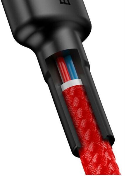 Кабель Baseus Cafule Type-C/Type-C (CATKLF-G09) Red 1m 214750 фото
