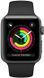 Смарт-годинник Apple Watch Series 3 38mm GPS Aluminum Space Gray Case with Gray Sport Band (MTF02 ) 127080 фото 2