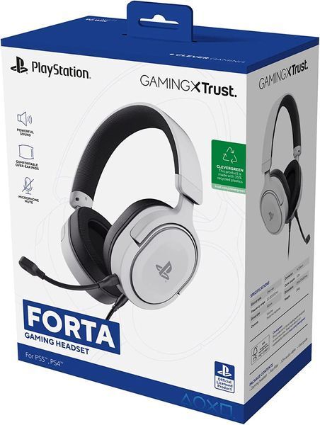Гарнітура Trust GXT 498 Forta for PS5, 3.5мм, білий 363508 фото