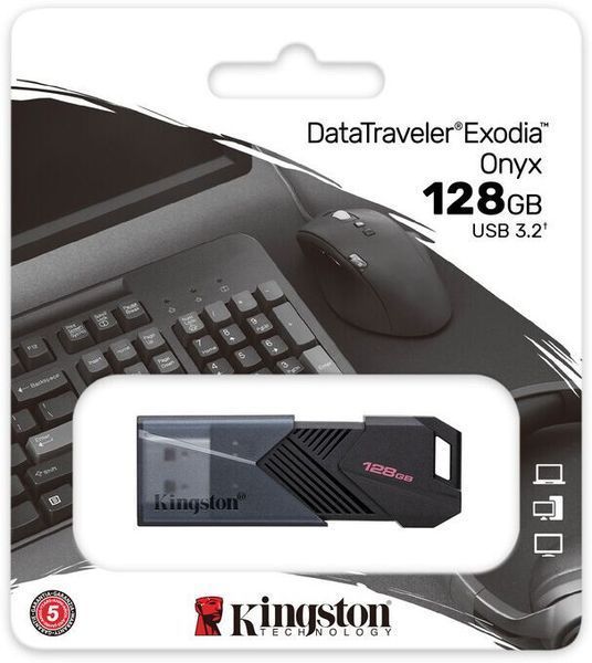 USB флеш Kingston DT Exodia Onyx 128GB USB 3.2 (DTXON/128GB) 274197 фото