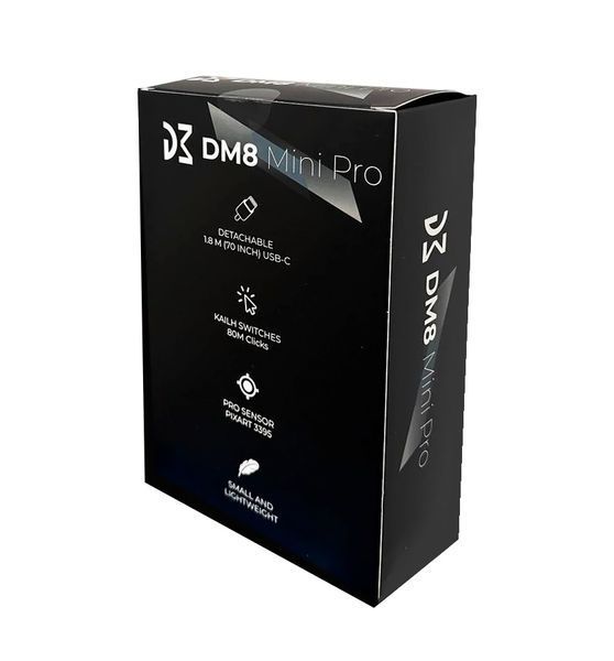Миша ігрова Dream Machines DM8 Mini USB Pro Black (DM8_MINI_PRO) 368153 фото