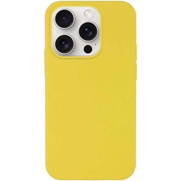 Чохол Silicone Case Full Protective (AA) NO LOGO для Apple iPhone 14 Pro (6.1") Жовтий / Yellow 321260 фото