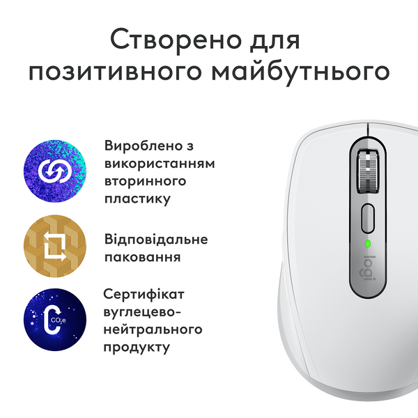 Миша LOGITECH MX Anywhere 3S for Mac, Pale Grey (910-006946) 317926 фото