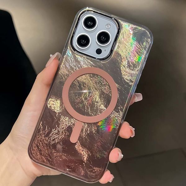 Чохол TPU Shiny Mountain (MagFit) для Apple iPhone 16 Pro Max (6.9") Chocolate 354472 фото