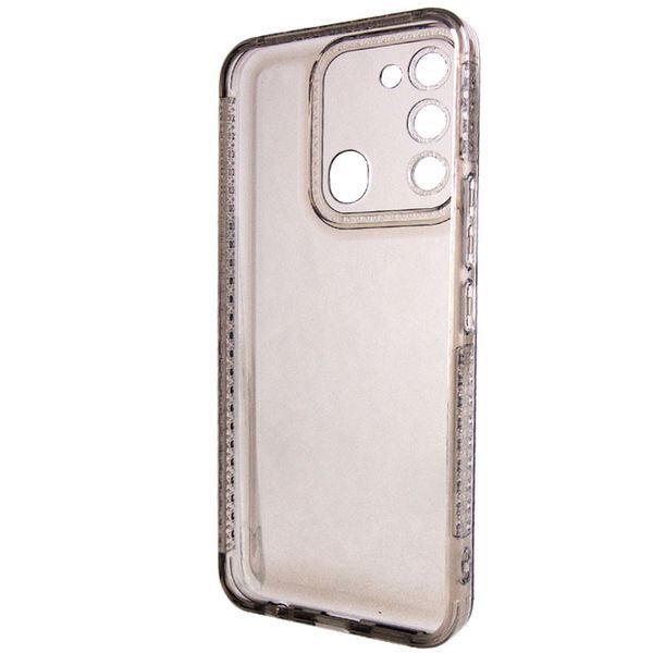 Чохол TPU Starfall Clear для TECNO Spark 8C Сірий 270470 фото
